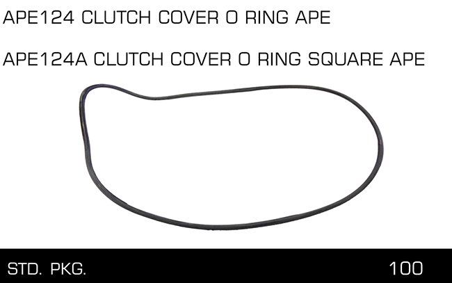 APE124-APE124A CLUTCH COVER O RING SQUARE APE APE124-APE124A CLUTCH COVER O RING SQUARE APE